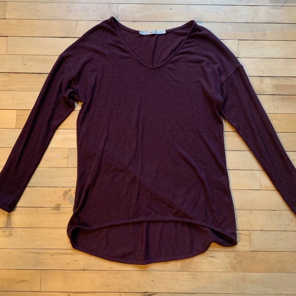Marled Maroon Sweater